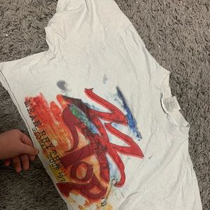 Cropped vintage tee “mean rhythm”